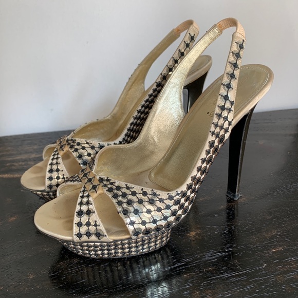 Sergio Rossi Sequined Heels - Picture 2 of 2